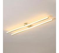 MQDLJSE Plafonnier Minimaliste à LED, Lustre linéaire à Longue Bande, plafonnier Semi-encastré, lustres Modernes pour Salon, Chambre à Coucher, Cuisine, Couloir, luminaire de Plafond