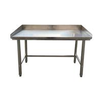 MQDLJSE Table de préparation et de Travail en Acier Inoxydable pour Cuisine Professionnelle, Poste de Travail Utilitaire, pour Restaurant, Maison et hôtel (120 x 50 cm/47,2 x 19,6 Pouces