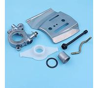 MQEIANG Plaque de Barre d'engrenage à vis sans Fin de Ligne de Pompe à Huile Compatible avec Jonsered CS 2171 2172 2186 2188 2063 2065 2071 Guide de tronçonneuse Turbo pièce de Rechange intérieure