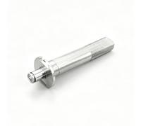 Mqetly Broche d'arbre Principal Résistant à l'usure Arbre Principal avec Écrou Argenté Axe Moulinet pour Pêcheurs, s