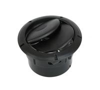 Mqetly Grille Ventilation Ron Tableau Bord Auto Robuste Buse d'air Vols Orientables Stable Pièce Automobile, Noir