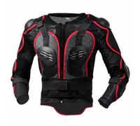 Mqetly Protection Motocyclte Respirant | Structure en Aérée, Motard Protection, Ergonomique, pr, Rouge, S