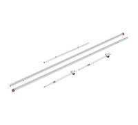Mqetly Règle de Mesure 2D, Outil de Réparation de Carrosserie Automobile, Fournitures, Règle de Correction de Châssis en Acier Inoxydable, Pièces de Rechange Robustes, Gabarit pour Châssis de C