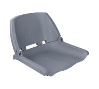 Mqetly Siège de Bateau Pliable Siège Cabine Pièces Rechange Installation Antidérapant Étanche Adapté à Pêche Promenade Bateau, Gris