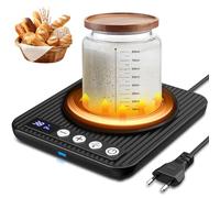 MQFORU Chauffe-levain - Contrôle précis du thermostat de 1 °C (21 à 38 °C) - Tapis chauffant au levain - Chauffe-eau pour démarrage au levain - Minuterie 0 à 24 h - Marche/arrêt automatique - Fonction