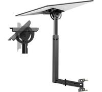 MQFORU Starlink Support mural Starlink Gen 3, réglable à 360° V3 Starlink, support mural standard Starlink avec bras rétractable pour kit Internet satellite Starlink Gen 3, antirouille