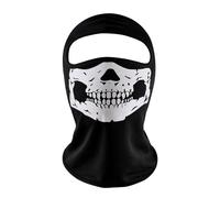 MQLSAERI 1 Pièces Cagoule Ghost Cagoule Moto Cagoule Skull Cagoule Ghost Masque Ghost Imprimez Masque Balaclava Ghosts Skull Masque Full Face Masque Balaclava Call of Duty Ghost - Noir