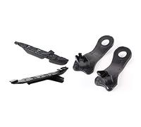 MQODLFP 2 paires d'accessoires de voiture : 1 paire de supports de guidage de pare-chocs avant gauche et droit et 1 paire de supports de phares halogènes
