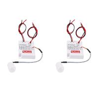 MQODLFP 2 x 12 V 24 V PIR détecteur de mouvement infrarouge infrarouge humain temporisé interrupteur relais couloir lumière LED minuterie interrupteur