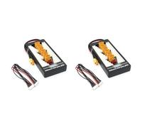 MQODLFP 2 x Multi 2S-6S Lipo Tableau de charge équilibré parallèle XT60 pour chargeur de batterie RC B6AC A6 720I