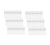 MQODLFP 240 PièCes SéRies Transparent Vaporisateur Bouteilles 3 Ml en Plastique Mini Rechargeable Conteneur Vide Conteneurs CosméTiques