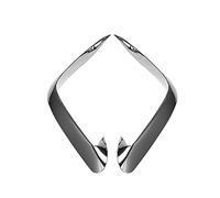 MQODLFP Coque de phare antibrouillard avant NX4 2020 2021 - Garniture de pare-chocs - Garniture pour sourcils et paupières - Chrome