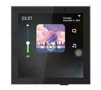 MQODLFP Écran tactile 4 pouces Android 11 Smart Home Audio System Voice Control Tuya WiFi Fond Musique Amplificateur mural