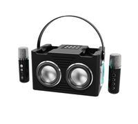 MQODLFP Haut-parleur portable Bluetooth karaoké avec basses puissantes, effets sonores HiFi sans fil pour fêtes à la maison