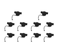 MQODLFP Lot de 10 capteurs de débit d'eau DN25 DC3,5-24 V 2,5 cm 2 à 100 l/min Débitmètre Hall Pompe à chaleur Chauffe-eau Débitmètre Compteur