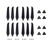 MQODLFP Lot de 2 paires d'hélices pliantes à 3 lames de 22,9 cm en fibre de verre et nylon pour drones freestyle FPV pièces de bricolage
