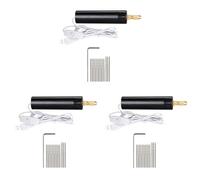 MQODLFP Lot de 3 forets à main micro-électriques de 0,7 à 1,2 mm pour résine, mini perceuse électrique pour la fabrication de bijoux