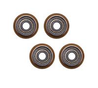 MQODLFP Lot de 4 coupe-carreaux carbonisés revêtus de titane 22 x 6 x 6 mm Ton laiton
