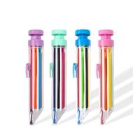 MQODLFP Lot de 4 crayons multicolores pour enfants, crayons de couleur pour la maison
