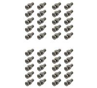MQODLFP Lot de 40 connecteurs de câble coaxial BNC mâle vers F femelle pour caméra de vidéosurveillance
