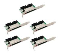 MQODLFP Lot de 5 adaptateurs convertisseur IDE 3,5 - Carte adaptateur IDE 40 broches vers IDE - Support Pci - Panneau arrière