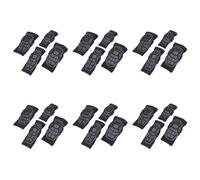 MQODLFP Lot de 6 coudières et genouillères souples pour enfants pour draisienne, skateboard, roller en ligne, scooter, taille S