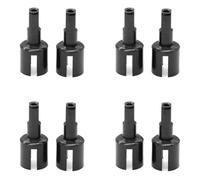 MQODLFP Lot de 8 coupelles de joint en acier 300054477 pour TT01 TT02 TT01D TT01E DF-02 M05 M06 1/10 RC Pièces de mise à niveau de voiture