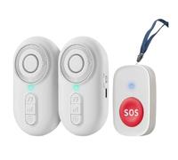 MQODLFP Q26 Sonnette de porte intelligente sans fil pour personnes âgées Dispositif d'appel d'urgence pour soins infirmiers Pager SOS Système d'alarme