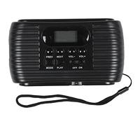 MQODLFP Radio d'urgence Énergie Solaire avec Manivelle Lecteur Musique et Radio Am/FM Lampe de Poche avec 3 LEDs