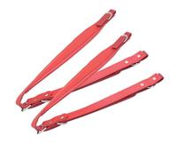 MQODLFP Sangle d'accordéon rembourrée en cuir PU pour accordéon de basse - Sangle réglable pour accordéon de 16 à 120 basses - Rouge - Facile à utiliser