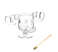 MQODLFP Tasse de film de vacances de Noël, tasse en verre ondulé, tasse en verre à double couche, tasses à café en céramique, tasses, tasses à café en céramique, individuelle