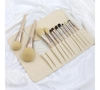 MQPALZKD Blanc 12 Jack sac cosmétique pinceaux de maquillage ensemble complet d'outils de beauté pinceau de fond de teint pinceau anti-cernes