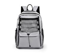 MQPALZKD Conception de sangle, sac à dos étudiant de grande capacité, sac à dos unisexe(Gray)