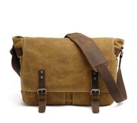 MQPALZKD Sac à bandoulière pour homme - Sac à bandoulière vintage pour homme - Style décontracté, D, 35cm