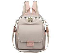 MQPALZKD Sac à dos femme Oxford tissu sac à dos simple épaule usage décontracté petit sac à dos femmes(Wit)
