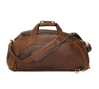 MQPALZKD Sacs de Sport for Avions et Sac de Week-End avec Compartiment à Chaussures for Homme Marron for vêtements de Nuit, Bagages de