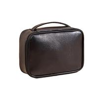 MQPALZKD Trousse de Maquillage for Femme, Voyages Portable, Sac de Rangement Grande capacité, Doublure intérieure, Sac de Lavage Multifonctionnel