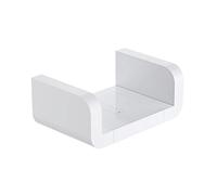 MQPALZKD Wall Flottant Suspendu Rayons Blancs u façonné pour Salle de Bain Organisateur monté dortoir de Chevet dortoir