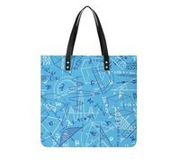 MQPYWLH Dessins Mathématiques Femmes Sac À Main Shopper Sac À Bandoulière Tote Bag Pour Voyage 39x39cm