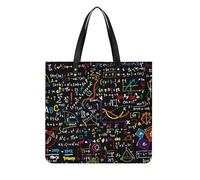 MQPYWLH Mathématiques Colorées Femmes Sac À Main Shopper Sac À Bandoulière Tote Bag Pour Voyage 39x39cm