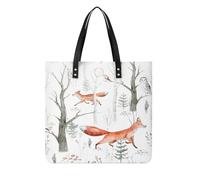 MQPYWLH Papillon Hibou Femmes Sac À Main Shopper Sac À Bandoulière Tote Bag Pour Voyage 39x39cm