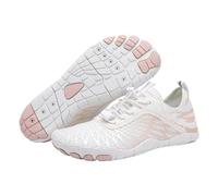 MQSHUHENMY Hike Footwear Barefoot Womens, Hike Barefoot Shoes Women, Hike Shoes, Trail Running Non-Slip Shoes (White,39)