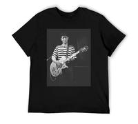 MQTFashFB Jonathan-Richman-Graphic-T-Shirt-t-Shirt-for-Men-Mens-Graphic-t-Shirts-Pack-Short-Sleeve Black