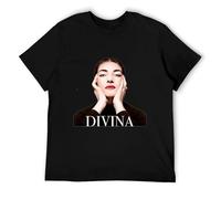 MQTFashFB Maria-Callas-T-Shirt-Oversized-t-Shirt-Blank-t-Shirts-Mens-big-and-Tall-t White