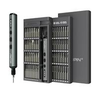 MQUPIN Mini-tournevis électrique, 78 en 1 Kit Tournevis de Précision avec 56 Embouts Magnétiques, écran LED, 5 vitesses de couple, convient pour téléphone portable、caméra、ordinateur portable、montre