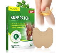 MQUPIN Patch de soulagement de la douleur au genou, 18 PCS Patchs de chaleur extensible à haute élasticité pour le genou, le dos, le cou, l'épaule, l'inflammation et les douleurs musculaires