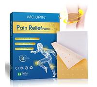 MQUPIN Patchs Chauffants Patchs Soulagement de la Douleur, 24 PCS Pansements Soulagement de la Douleur 12 Heures Soulagement de la Douleur Longue Durée pour Dos Genou Articulation Cou Douleur Muscle