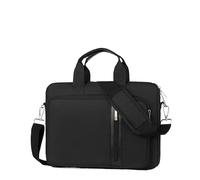 MQVQAUBST Housse for ordinateur portable 13 14 15.6 17.3 pouces, étui adapté for Macbook Air/ASUS/Lenovo/Dell/Huawei, sac à main à bandoulière(Black,15.6in)