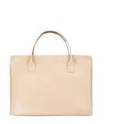 MQVQAUBST Sac à main en cuir PU for ordinateur portable 13/14/15,6/16 pouces, pochette étanche adaptée à Apple Macbook Air(Beige,15.6 inch)