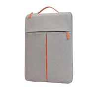 MQVQAUBST Sac à main for ordinateur portable 13/15/16 pouces, housse for Ultrabook, housse antichoc for ordinateur portable, pochette d'affaires adaptée à Apple/Lenovo(Gray,15-16 inch)